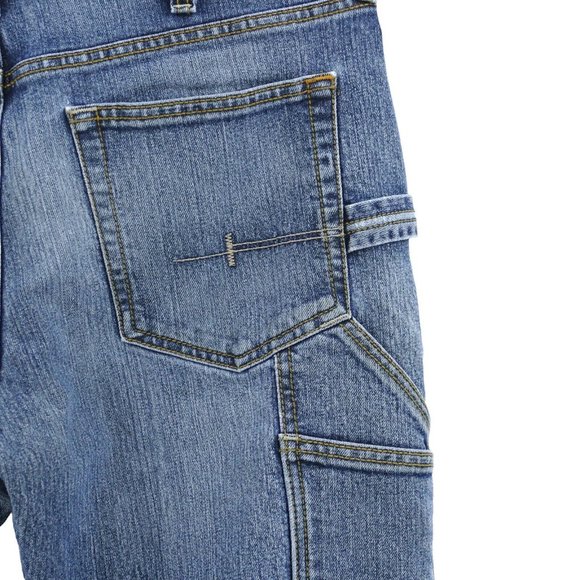 Ariat Rebar Men's M4 Low Rise Boot Blue Denim Jeans Size 34 / 34 - Picture 5 of 14